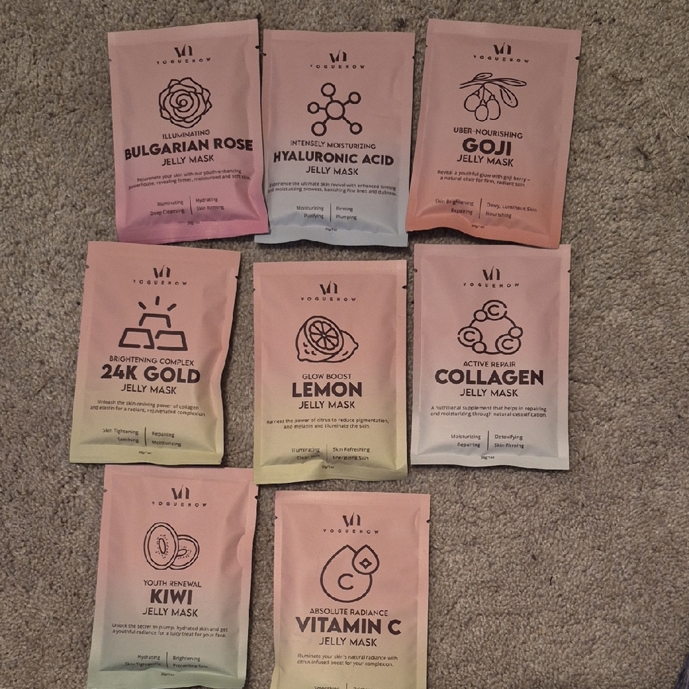 Variety Pack of Jelly Masks